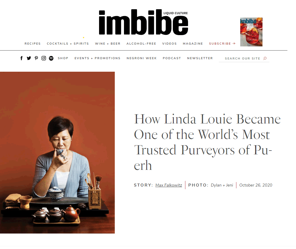 How Linda Louie Became One of the Worlds Most Trusted Purveyors of Pu-erh, Oct 26, 2020