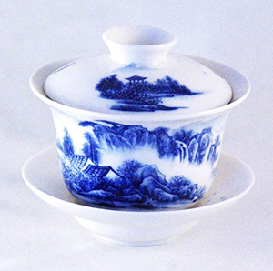 Gaiwan - Blue and White Landscape