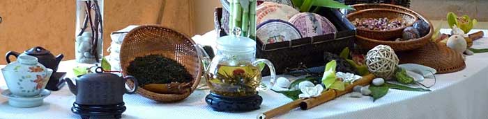 Pu-erh tea and flower teas